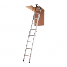 3 section Easiway sliding aluminium loft ladder